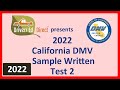 Sample Knowledge Test Questions from DMV ❤ Permit Test #2 ❤ California DMV Red Series Part 2