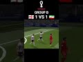 ENGLAND VS IRAN 21 NOVEMBER 2022 #shorts #pes2022ppsspp #efootball #ppsspp #football #worldcup