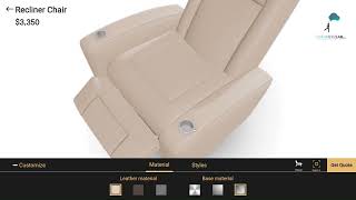 Web 3D Configurator - Furniture