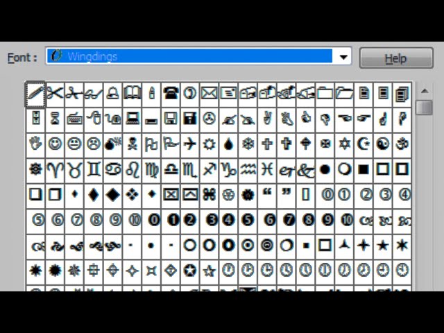 What Are Wingdings Symbols