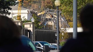 Trump begins massive White House East Wing demolition