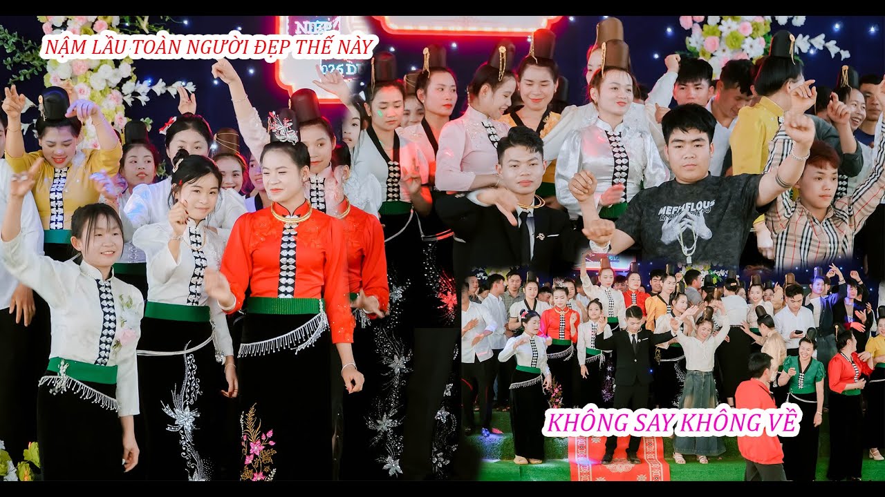 CHỊ EM BẢN LỌNG LẦU - XÃ NẬM LẦU QUẨY CỰC CHÁY TẠI LỄ THÀNH HÔN [[ VĂN NIỆP & THỊ HÓA ]]