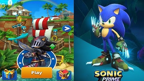 SONIC DASH – ALL SONIC PRIME CHARACTERS UNLOCKED UPDATE – SIR LANCELOT BOSCAGE MAZE SONIC VS BOSS