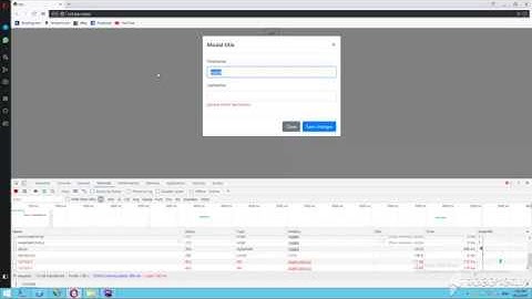 Laravel Ajax Validation for  Bootstrap Modal