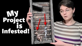 A Mouse House in a Wall Cavity (PART 1)🐭 Doll Unboxing and More!