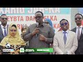 "Roob daad wata ayaa soo socda,Soomaaliya abaar iyo daadad ayey u dhaxeysaa " Saalax Jaamac.