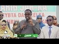 "Roob daad wata ayaa soo socda,Soomaaliya abaar iyo daadad ayey u dhaxeysaa " Saalax Jaamac.
