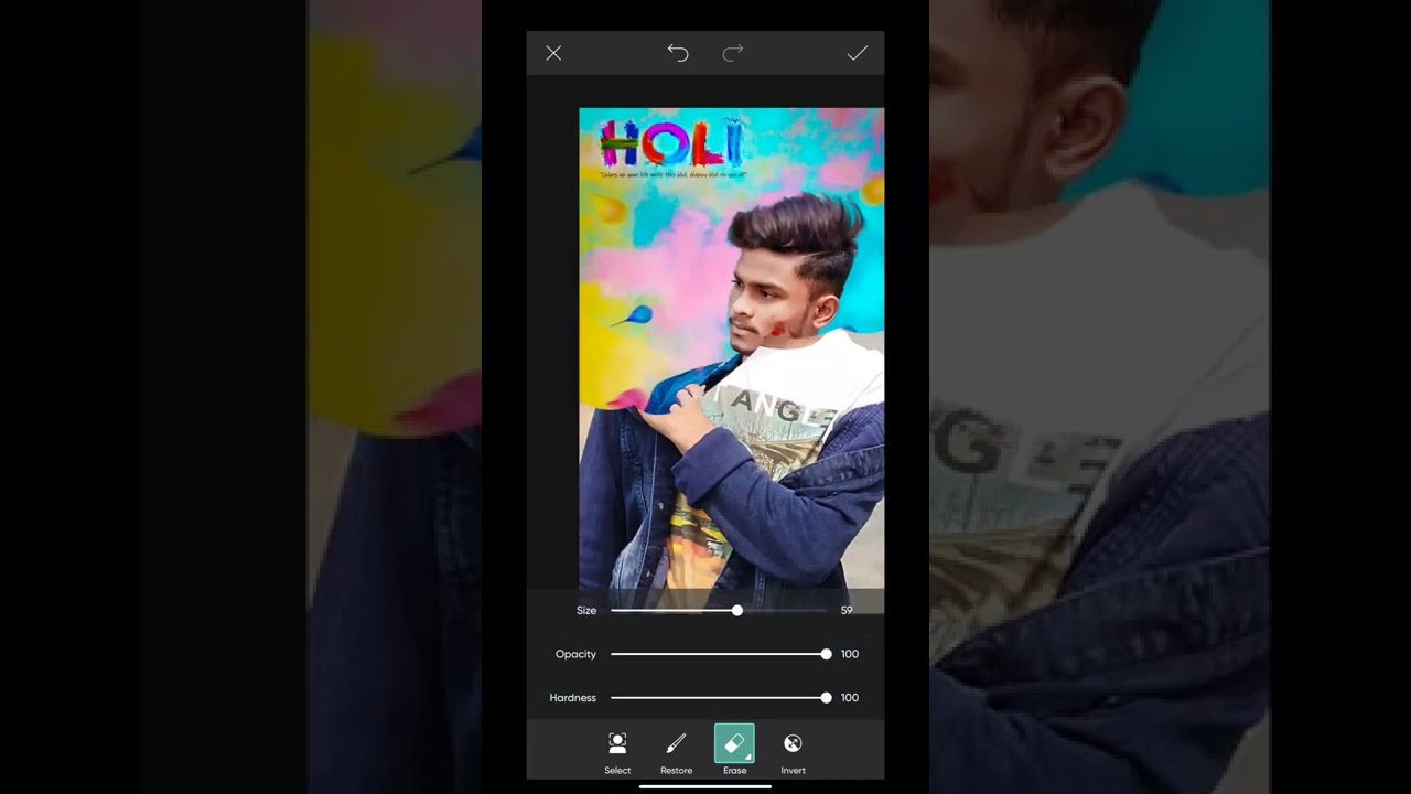 holi photo editing 🔥|