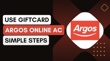 How Do I Use An Argos Gift Card Or Voucher Online !