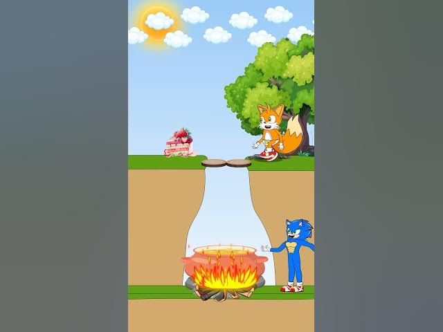 Outline Video Where is Sonic hiding? | Funny Animation #shorts