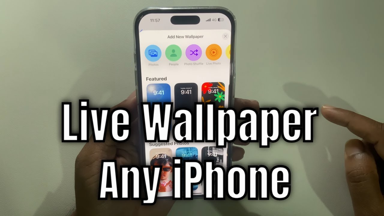 How to Set Live Wallpaper on iPhone (iOS 18) | Step-by-Step Guide - YouTube