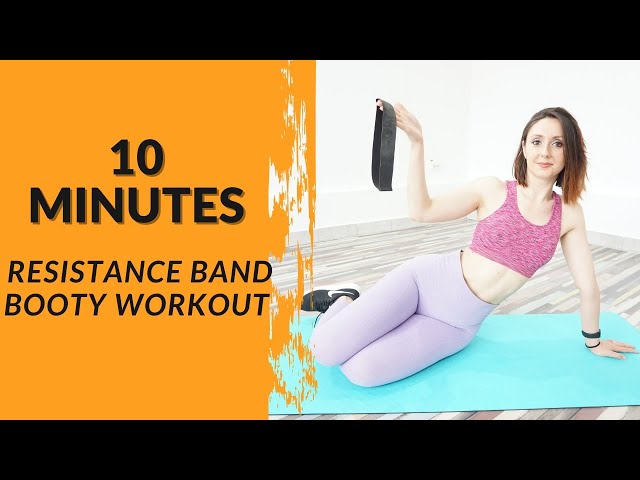 This is a 10 minutes workout that targets your glute muscles and lifts, tones and shapes your butt.  A resistance band i
