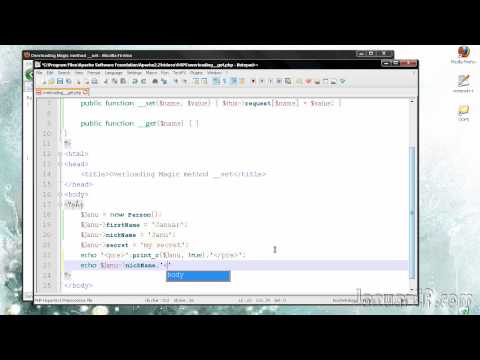 OOP PHP #19 : overloading __get