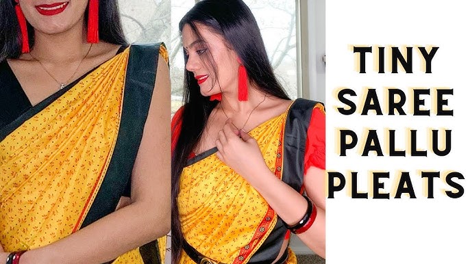 How to Get Super Thin Pallu Pleats