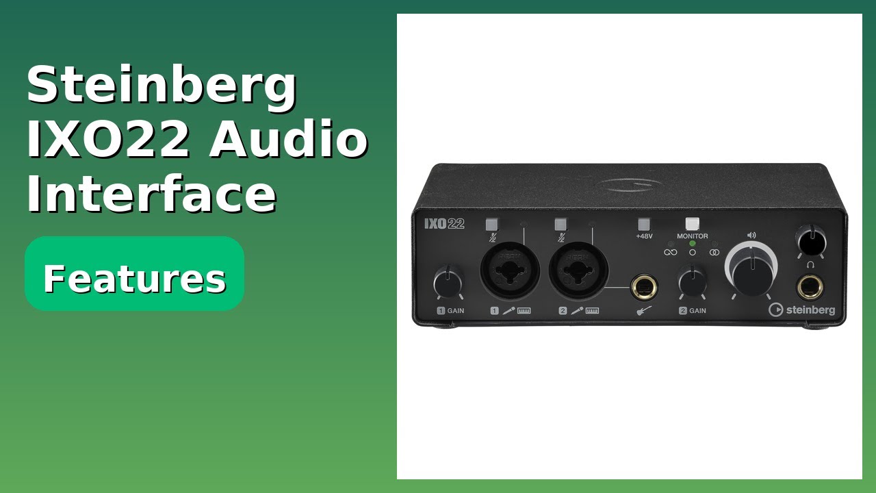 REVIEW (2026): Steinberg IXO22 Audio Interface. ESSENTIAL details