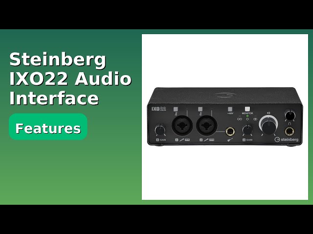 REVIEW (2026): Steinberg IXO22 Audio Interface. ESSENTIAL details