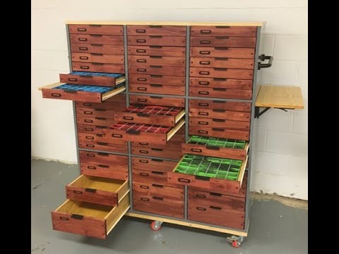 Parts Organizer Storage Cabinet for your Garage or Workshop 