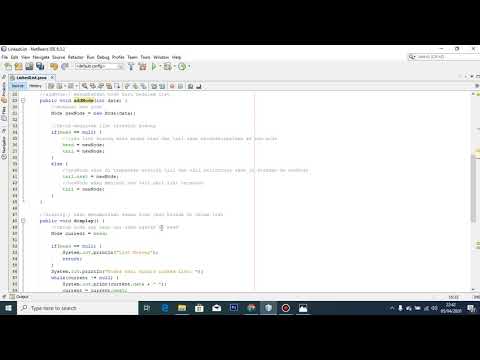 Implementasi Linked List dalam Bahasa Programan Java
