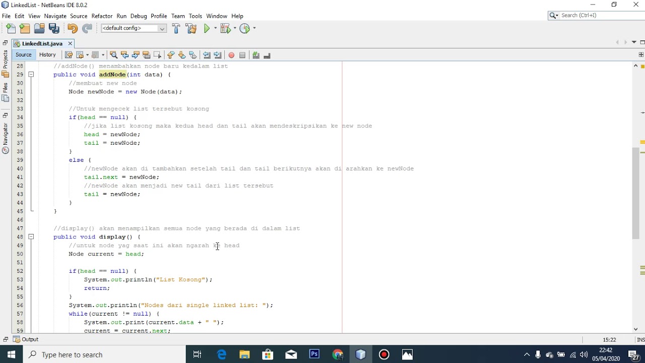 Implementasi Linked List dalam Bahasa Programan Java - YouTube
