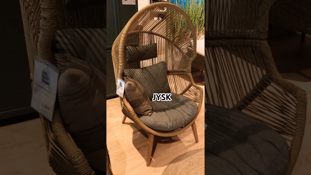 JYSK | Lounge chair HALVREBENE natural #jysk, #outdoors