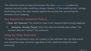 Solving Animation Issues in JavaScript with Conditional Statements