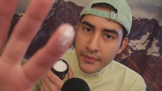 ASMR ~ Giving you a Kiehl's Facial treatment with slight inaudible whispers screenshot 1