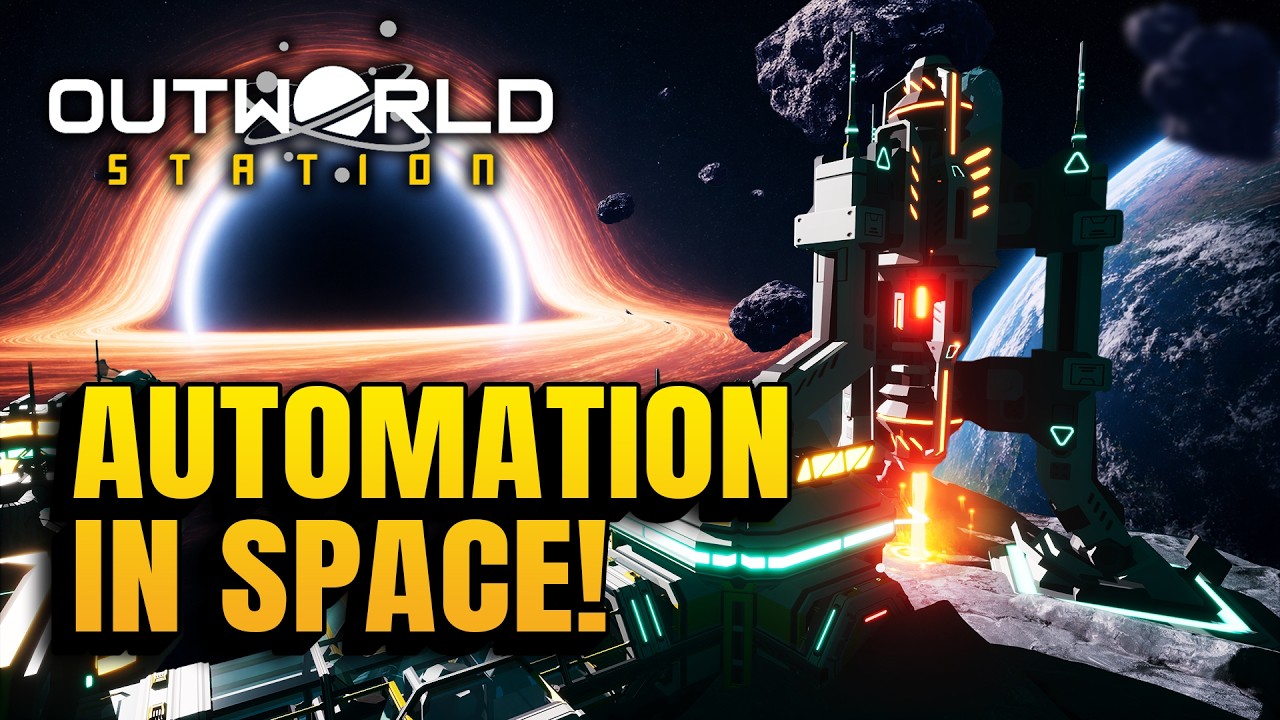 This Space Factory Game Just Released! - Outworld Station - YouTube
