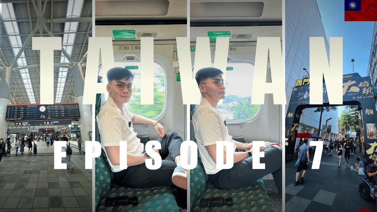 Taiwan Vlog EP 7: Kaohsiung To Taipei Via Taiwan's High Speed Rail | Liho Hotel Ximending Room Tour