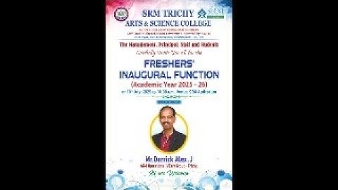 𝗟𝗶𝘃𝗲 𝗡𝗼𝘄: 𝗙𝗿𝗲𝘀𝗵𝗲𝗿𝘀’ 𝗜𝗻𝗮𝘂𝗴𝘂𝗿𝗮𝗹 𝗙𝘂𝗻𝗰𝘁𝗶𝗼𝗻 𝟮𝟬𝟮𝟱-𝟮𝟬𝟮𝟲 | 𝙎𝙍𝙈 𝙏𝙧𝙞𝙘𝙝𝙮 𝘼𝙧𝙩𝙨 & 𝙎𝙘𝙞𝙚𝙣𝙘𝙚 𝘾𝙤𝙡𝙡𝙚𝙜𝙚