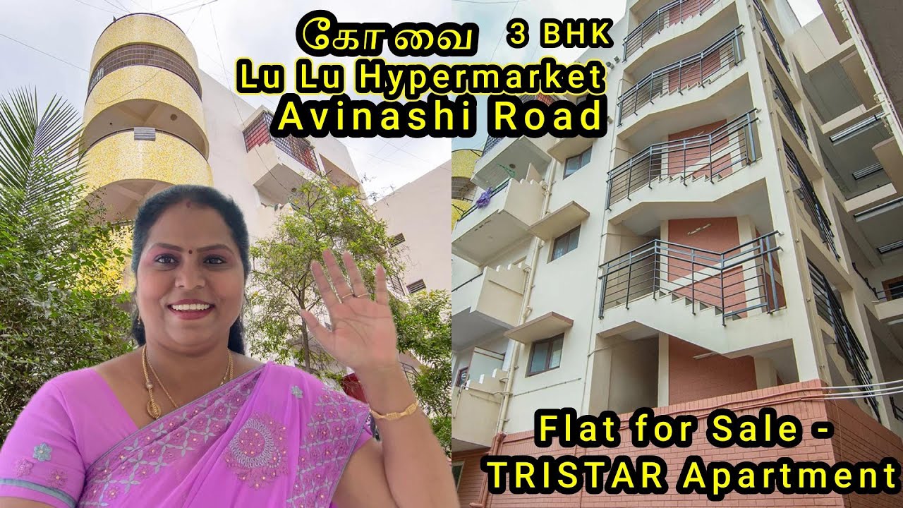 Flat for Sale in Coimbatore, Lakshmi Mills, Lu Lu Hypermarket and Avinashi Road