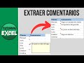 Cómo Extraer y Copiar Comentarios en Excel ¡Fácil y Rápido! ⚡