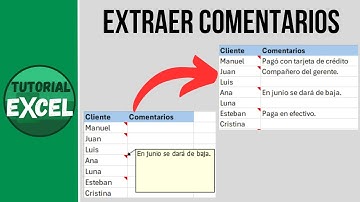 Cómo Extraer y Copiar Comentarios en Excel ¡Fácil y Rápido! ⚡
