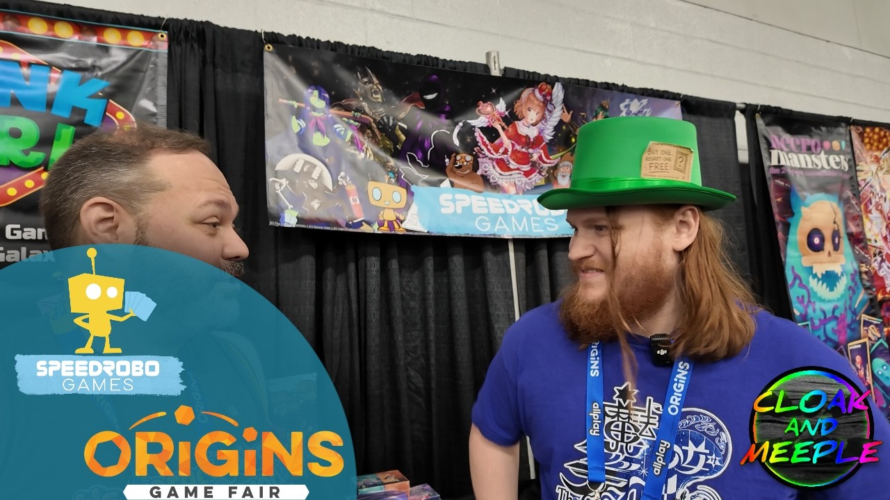 We speedrun the Speedrobo Games booth at Origins 2026