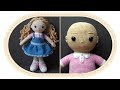 Вязаная кукла крючком Розали, часть 7 (Голова). Crochet doll Rosalie, part 7 (Head).