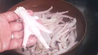 إذا لم تأكل ارجل الفراخ/ستأكلها بعد هذا الفيديو/chicken feet’s/للشيف ايمن حسن.