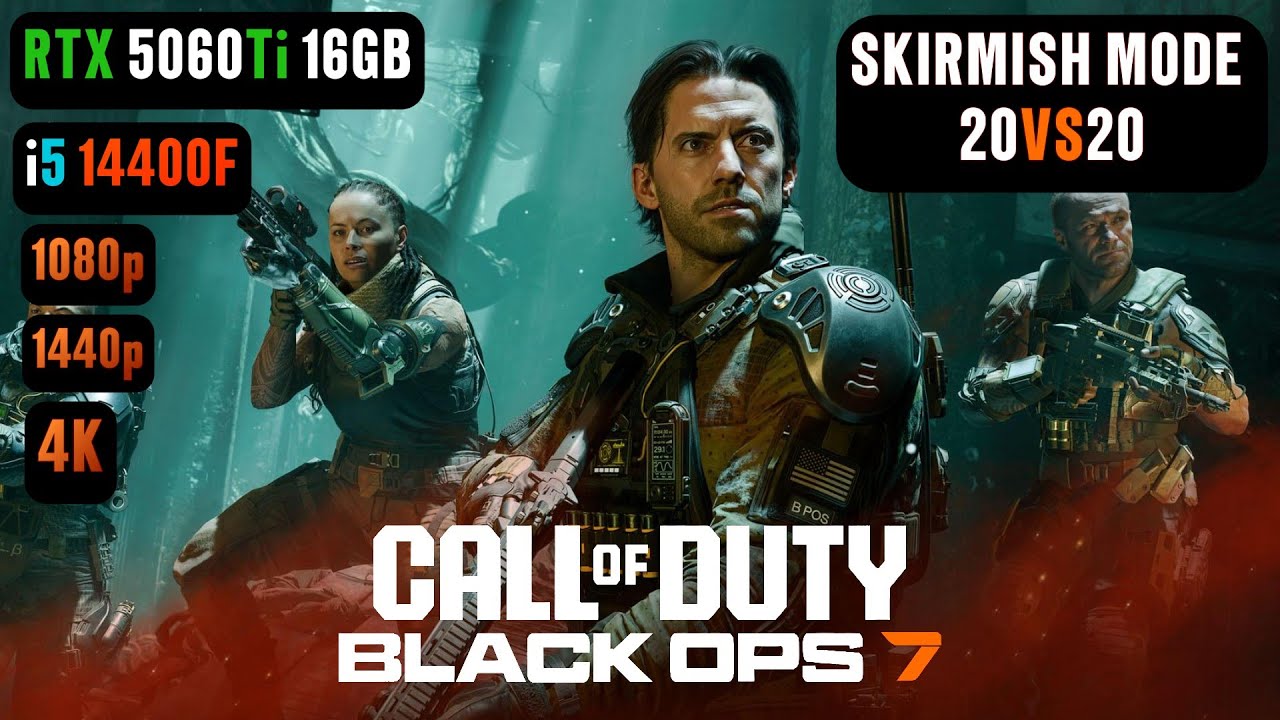 RTX 5060 Ti 16GB COD Black Ops 7 | Call of Duty Black Ops 7 RTX 5060 Ti  & i5 14400F