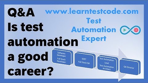 Is test automation a good career? #testautomationexpert #testautomation #devopstestautomation | QA