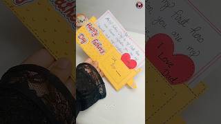 Father's Day Special Card 💌🤩 #fathersdayspecial #diy #shorts #youtubeshorts