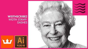 WIDTHSCRIBE2 | Width Stamp: Dashes