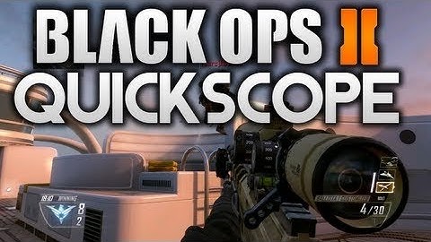 QUICKSCOPING ON BO2 OFFLINE