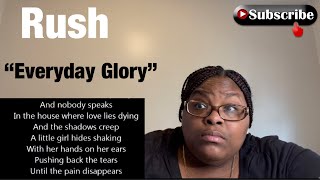 FIRST TIME HEARING RUSH - EVERYDAY GLORY |REQUESTED REACTION