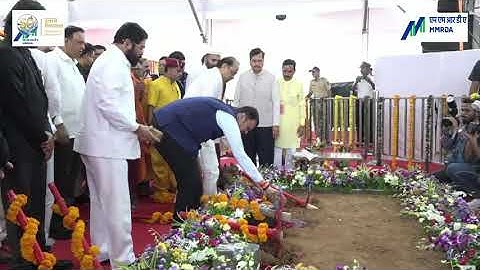 Bhumi Pujan ceremony of Ramabai Ambedkar Nagar and Kamraj Nagar redevelopment