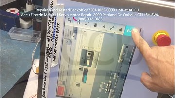 Repaired and Tested BECKHOFF cp7201-1022-0000 HMI, at ACCU