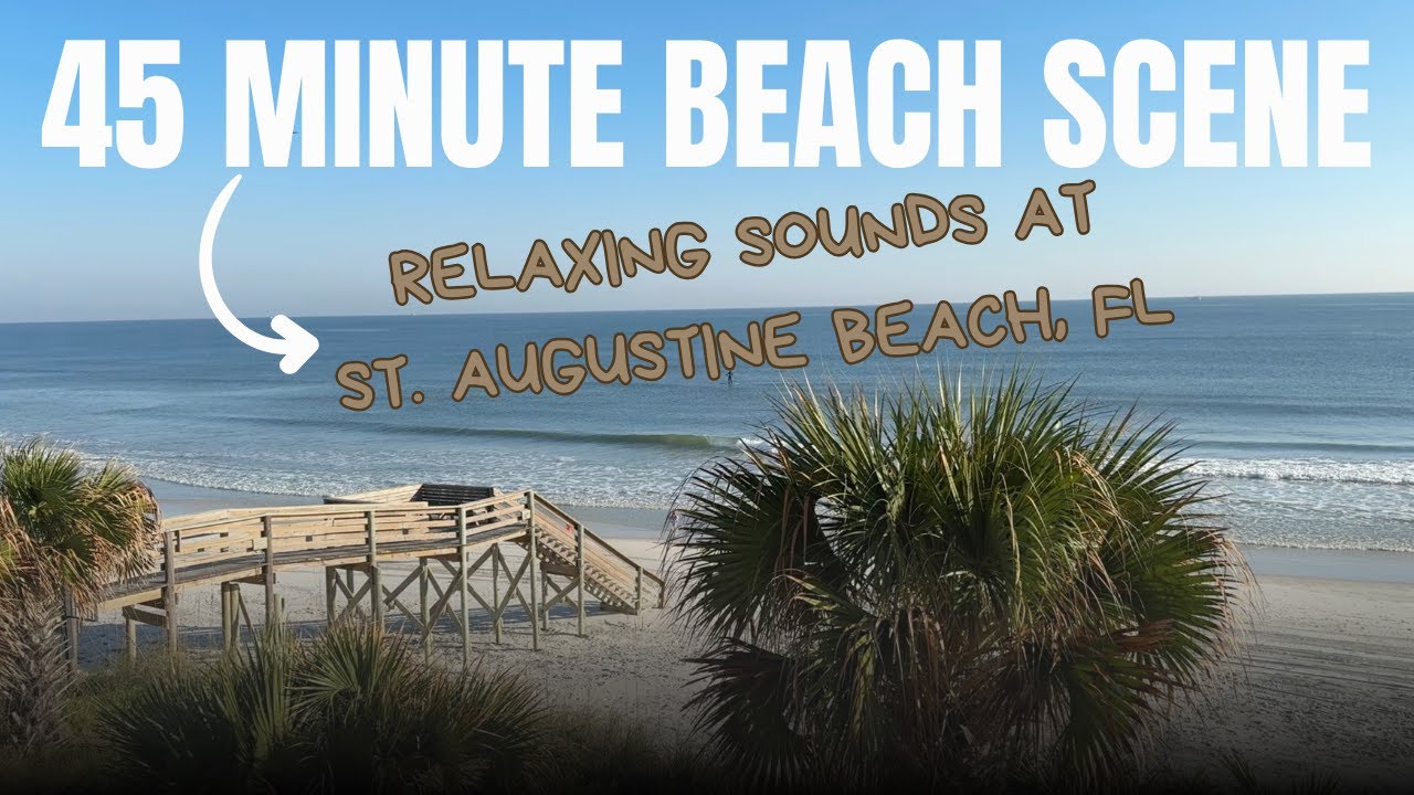 45 MINUTES - Relaxing Beach Sounds For Stress-Relief and Sleep