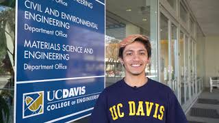 First generation student ruben sobreyra is feeling ready for anything
by getting support from uc davis as an undergraduate majoring in civil
engineering. des...