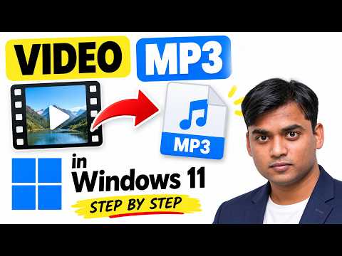 Fastest Way to Convert Video to MP3 | How to Extract Audio on Windows 11 | Tutorial