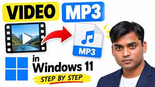 Fastest Way to Convert Video to MP3 | How to Extract Audio on Windows 11 | Tutorial