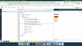 Web Development 1 CodeHS 2.10.5 Rainbow