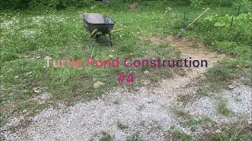 Turtle Pond Construction #4 Digging Is Complete
