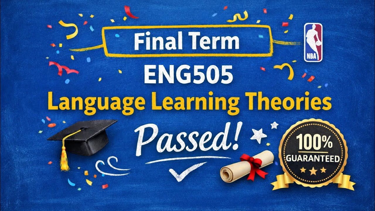 ENG 505 lecture 25 with all important questions answers with Urdu translation